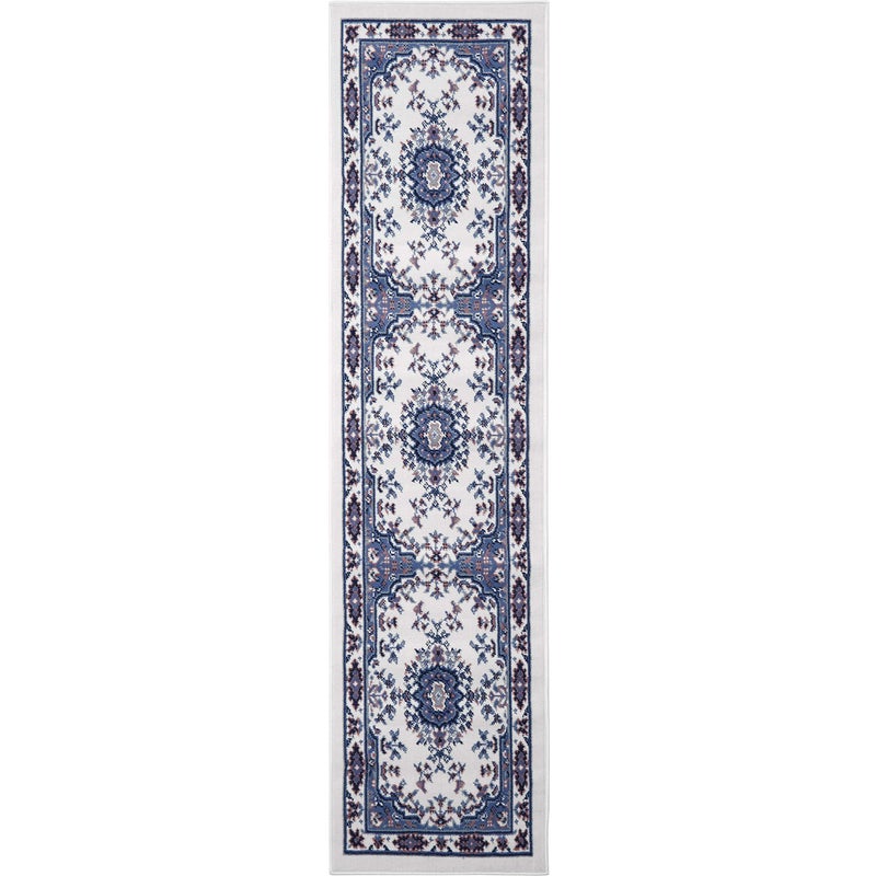 Home Dynamix Premium Sakarya Traditional Medallion Border Area Rug, Porcelain, 1'9"x7'2" Runner - Image 2